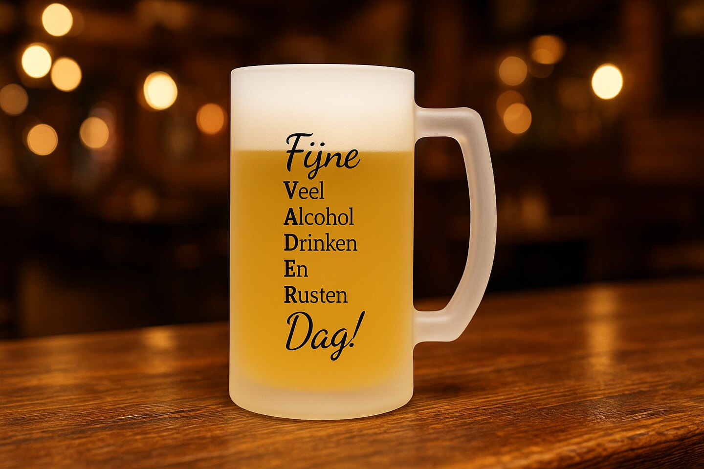 Bierpul voor Vaderdag met VADER uitgelicht